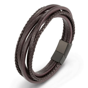 Leather vintage bracelet - shopclan