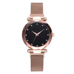 Ladies magnetic starry sky watch - shopclan