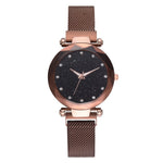 Ladies magnetic starry sky watch - shopclan