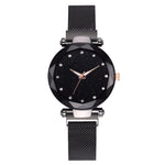 Ladies magnetic starry sky watch - shopclan