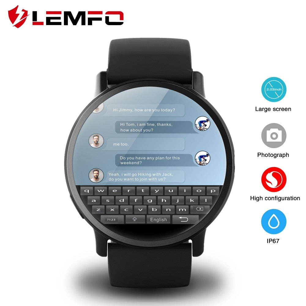LEMFO LEM X 4G Smart Watch - shopclan