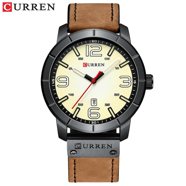 CURREN branded men's watch - shopclan