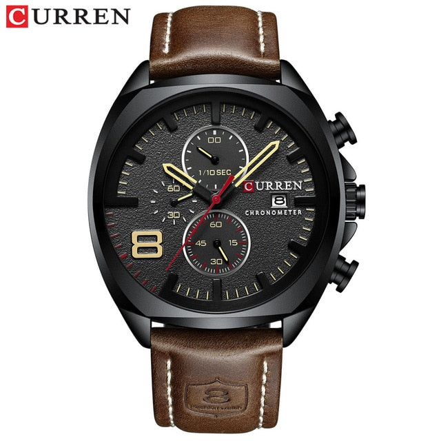 CURREN branded men's watch - shopclan