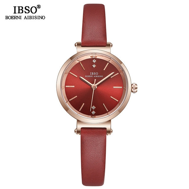 IBSO 8 MM Ultra-Thin Wrist Women Watches - shopclan