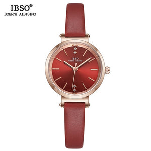 IBSO 8 MM Ultra-Thin Wrist Women Watches - shopclan
