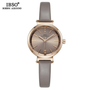 IBSO 8 MM Ultra-Thin Wrist Women Watches - shopclan