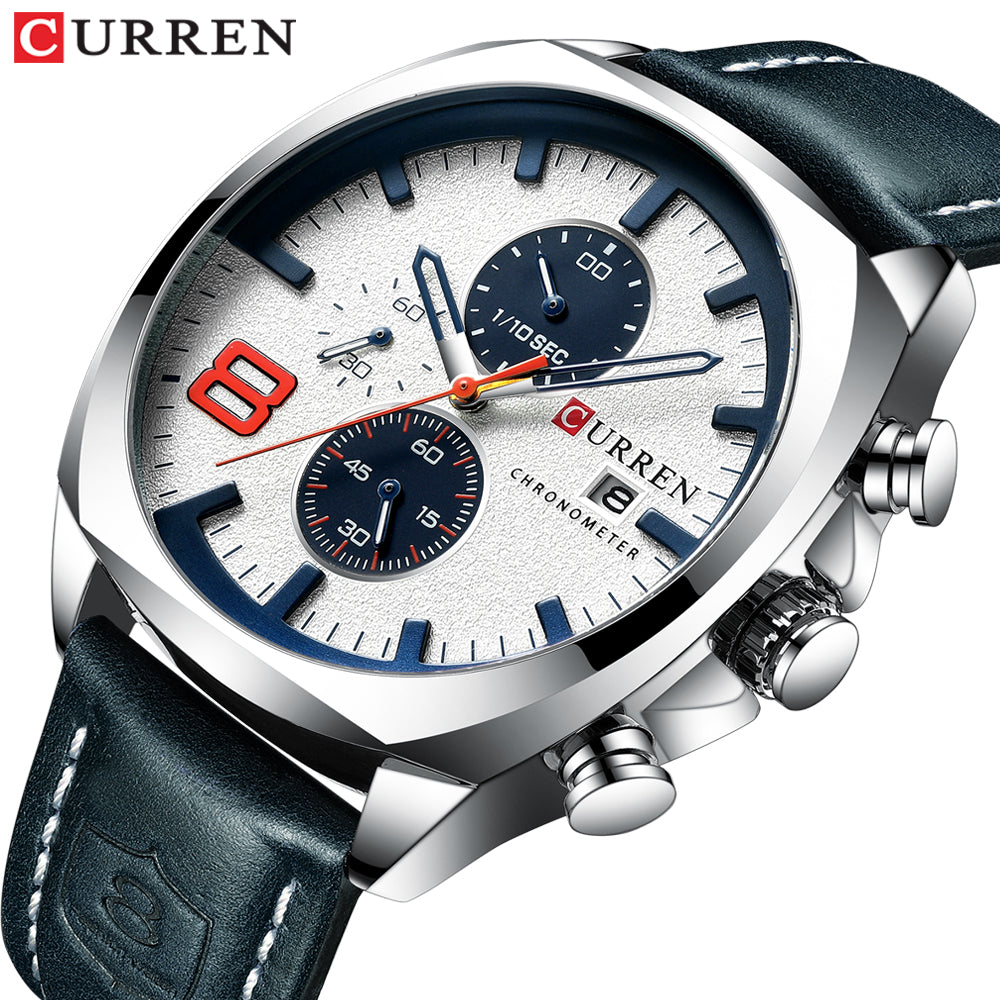 CURREN branded men's watch - shopclan