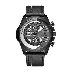 BAGARI 2019 Men's Quartz waterproof men's watch - shopclan