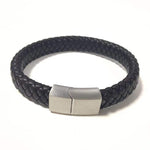 Fashion male magnetic leather bracelet - shopclan