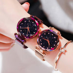 Ladies magnetic starry sky watch - shopclan