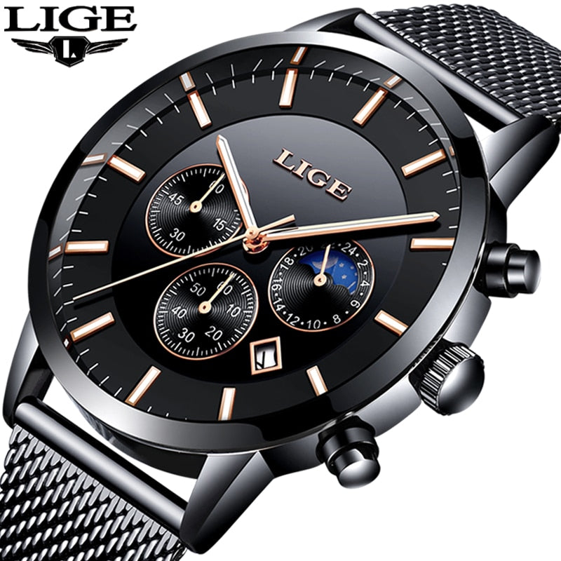 LIGE 2019 men's watches - shopclan