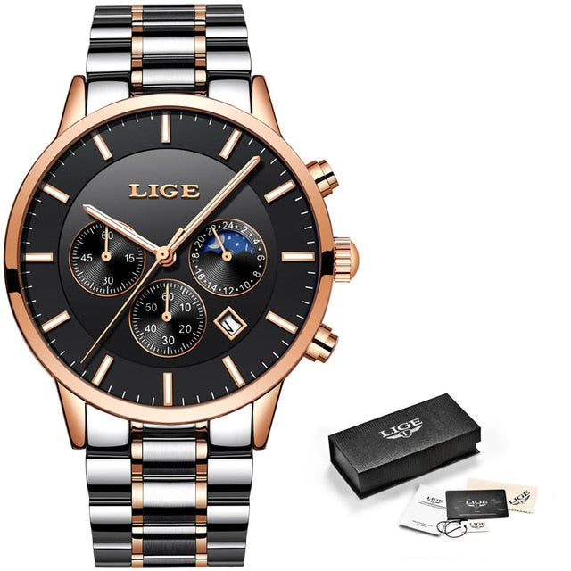 LIGE 2019 men's watches - shopclan