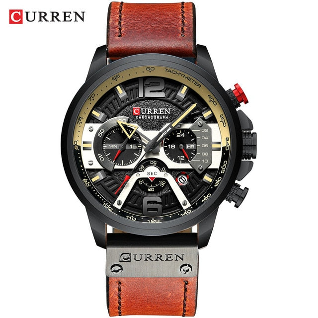 CURREN branded men's watch - shopclan
