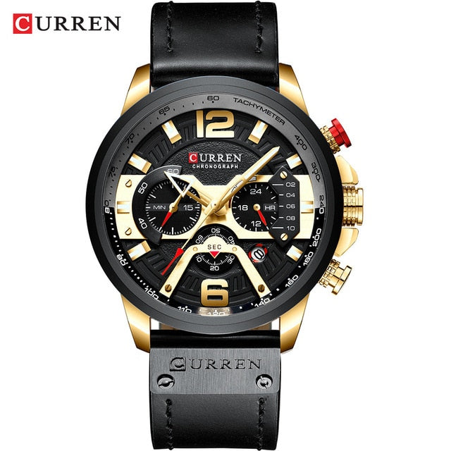 CURREN branded men's watch - shopclan