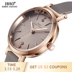 IBSO 8 MM Ultra-Thin Wrist Women Watches - shopclan