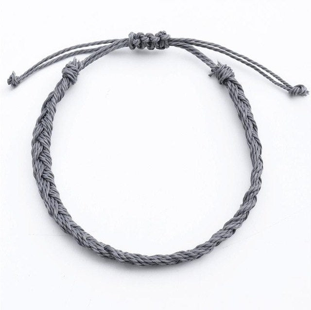 1pc Handmade Wax String bracelet - shopclan
