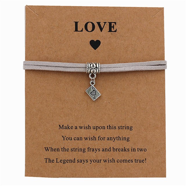 New 2019 Fashion Poker Charm Branded bracelet - shopclan