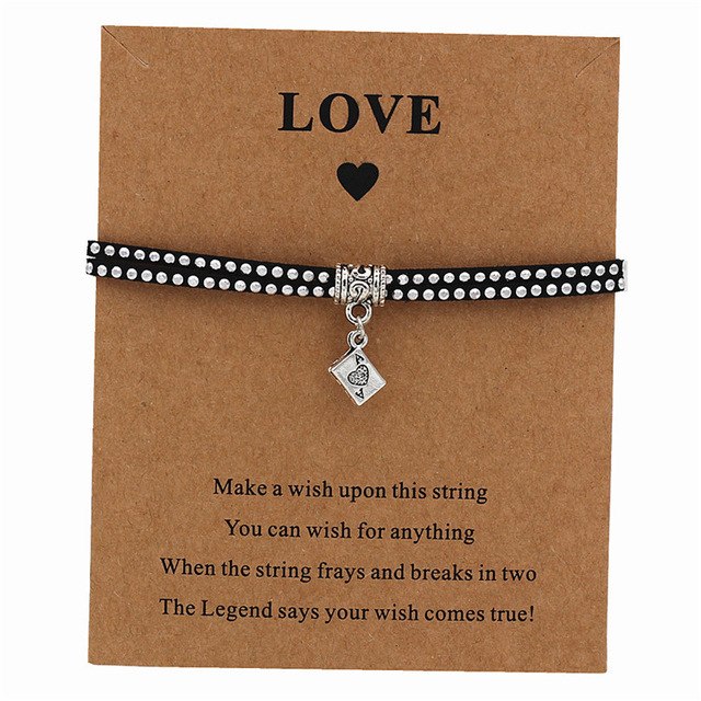 New 2019 Fashion Poker Charm Branded bracelet - shopclan