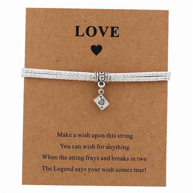 New 2019 Fashion Poker Charm Branded bracelet - shopclan